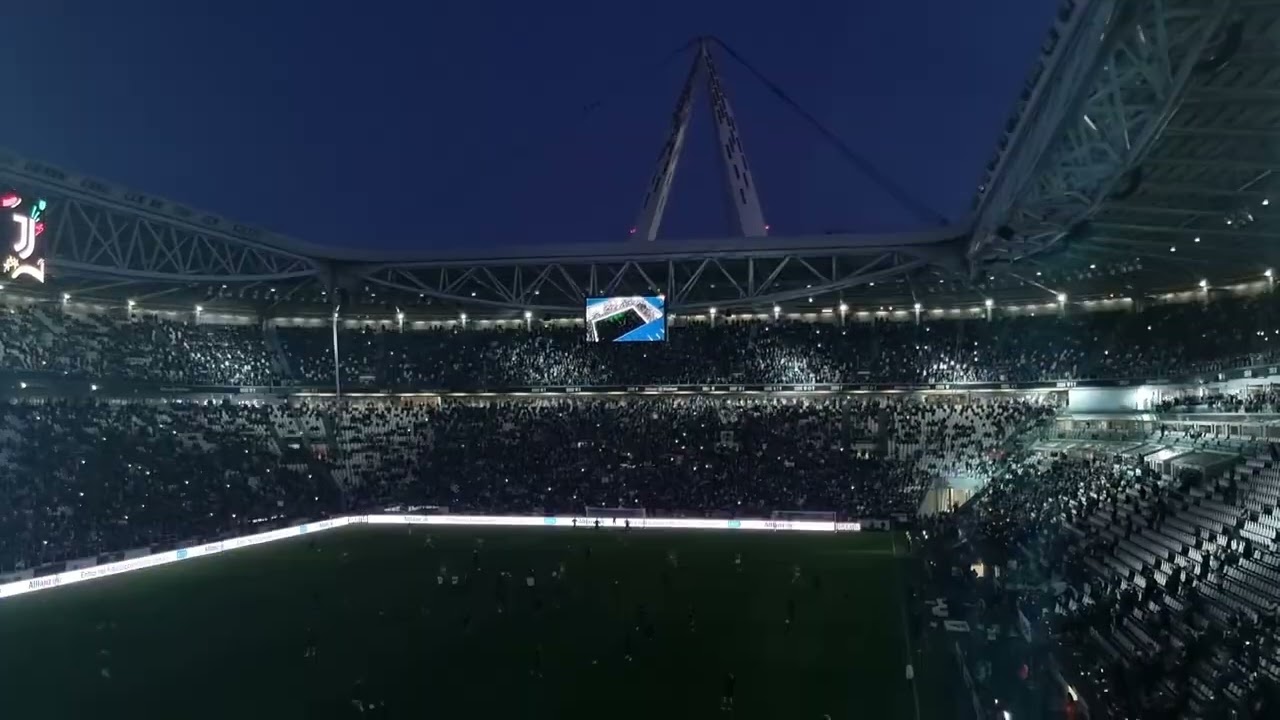 Juventus-Inter ingresso riscaldamento