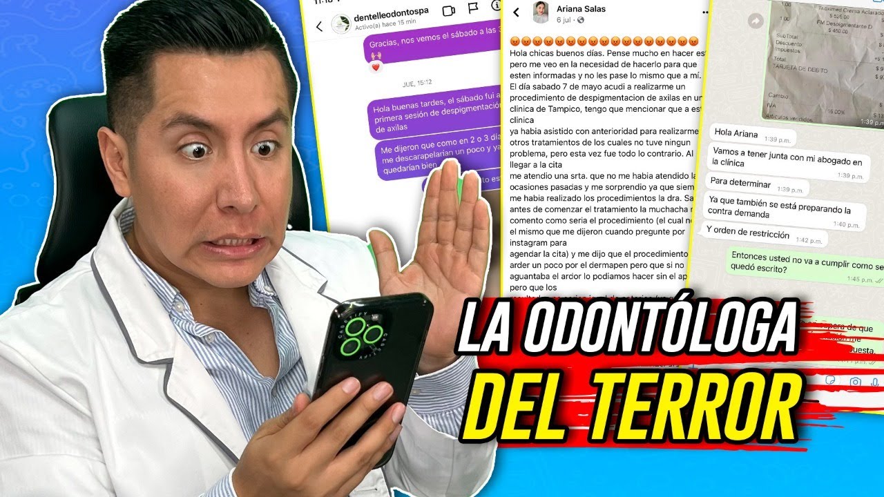 La odont&oacute;loga del terror 😨 | #CHISMEdicina | Mr Doctor