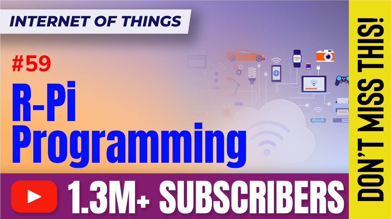 Raspberry Pi Programming | Components of IoT | Internet of Things