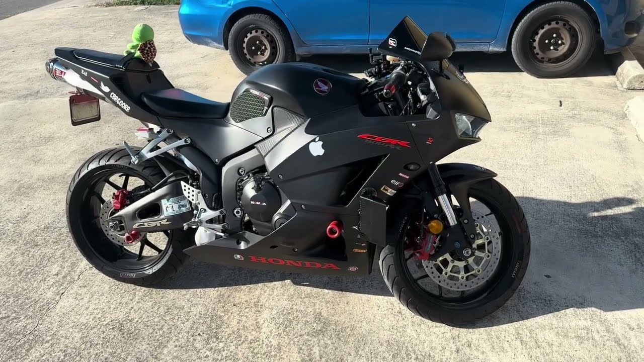 CBR600rr flaming Dyno Tune