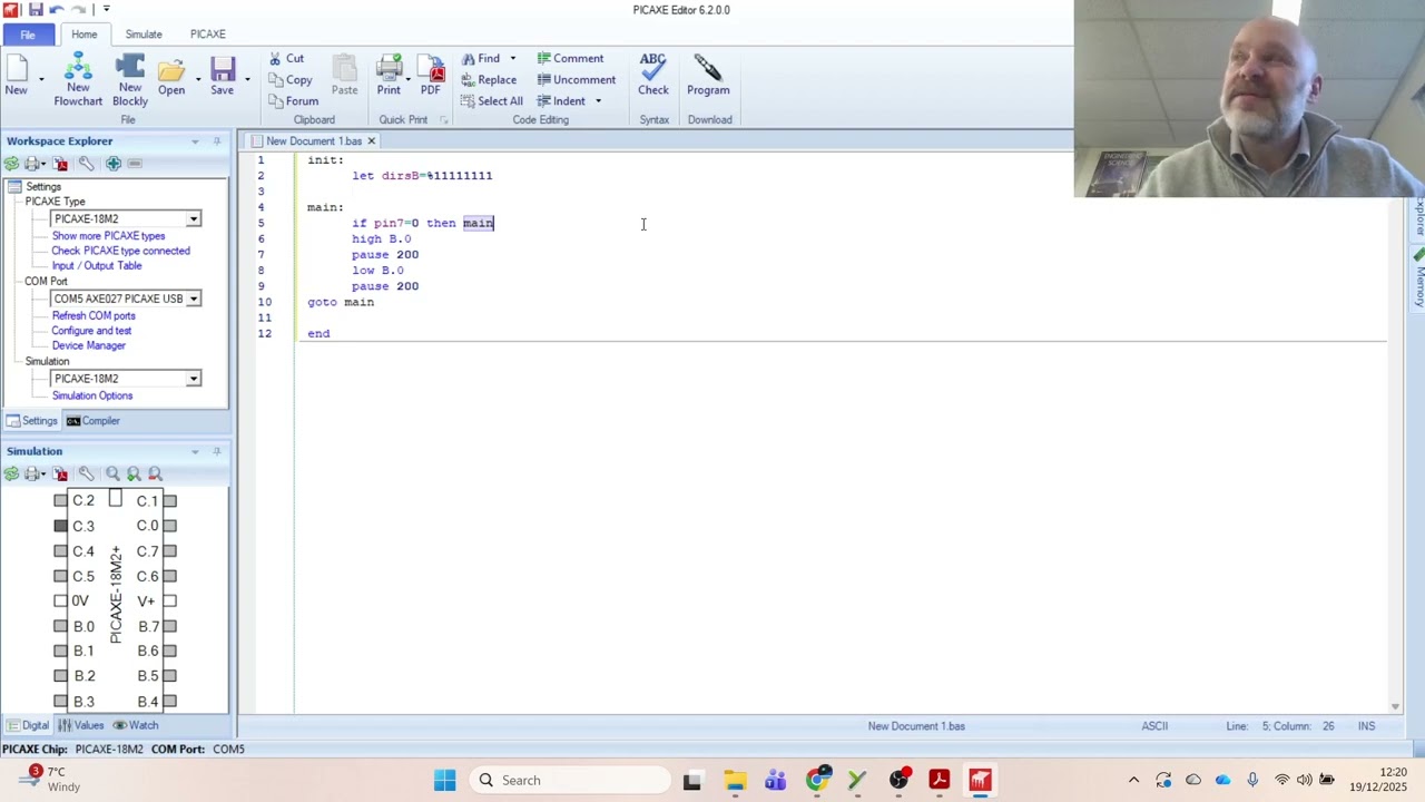 N5   PBASIC 2 - Polling an Input