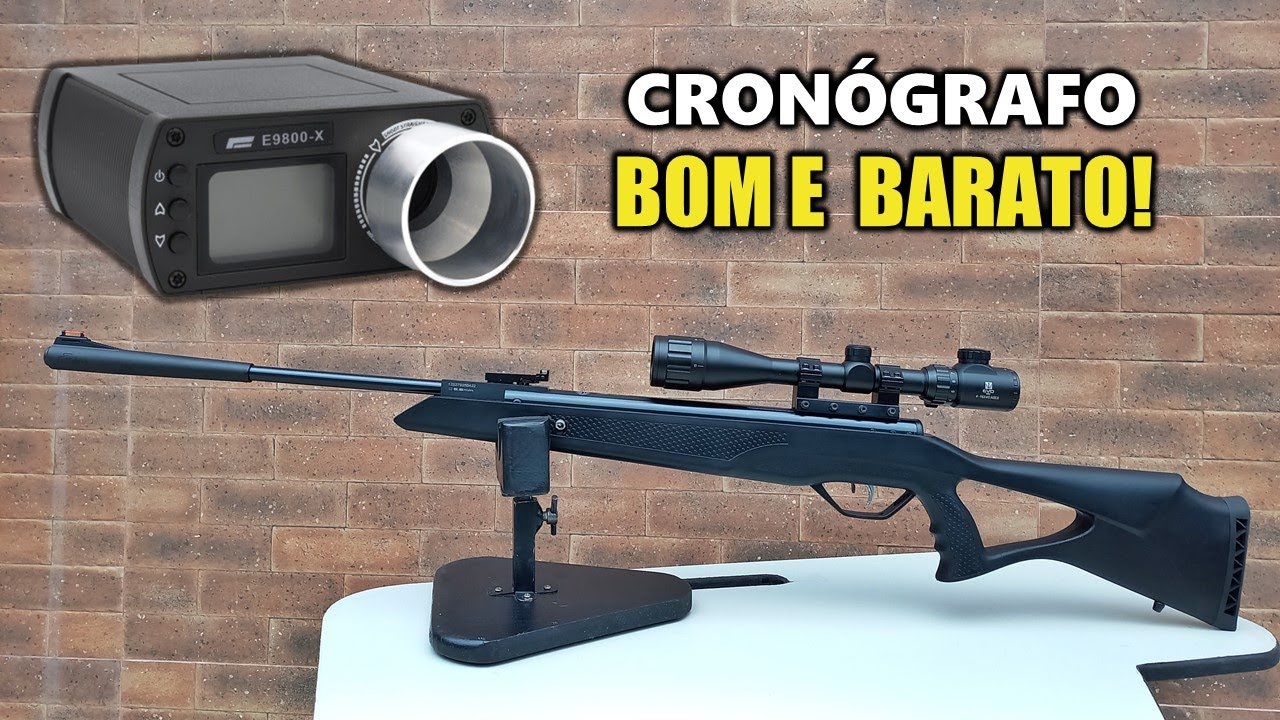 Cronografo bom e barato para carabina de press&atilde;o e Airsoft!