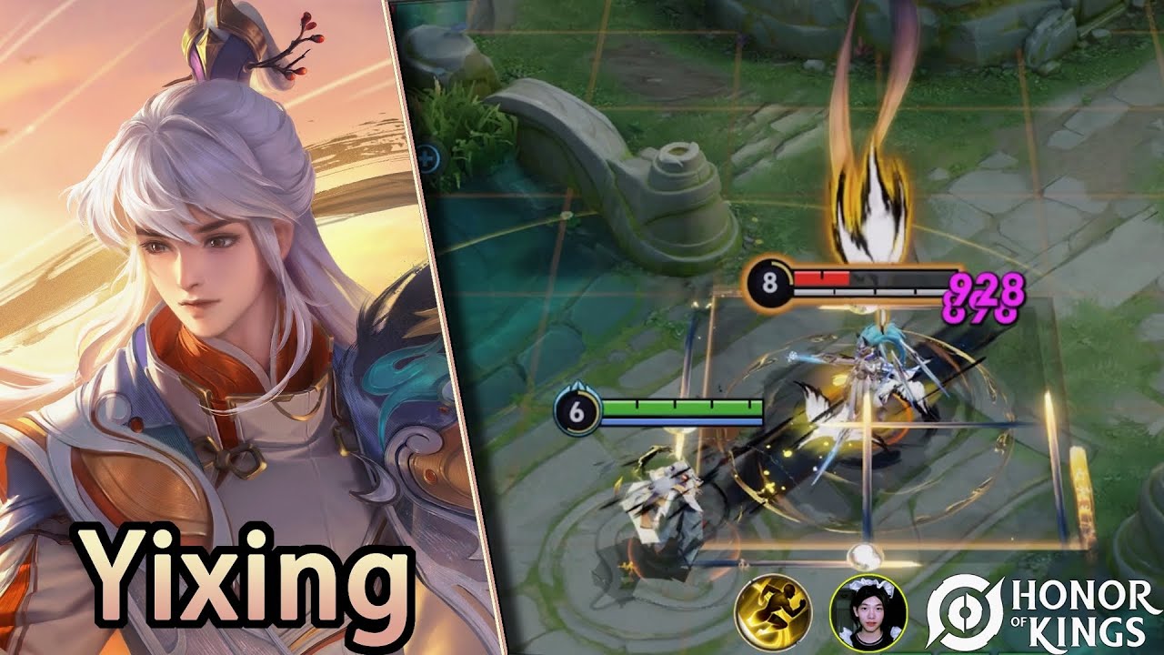 Honor of Kings（Yixing）Attack the enemy's hero with a chessboard｜Um bom herói.