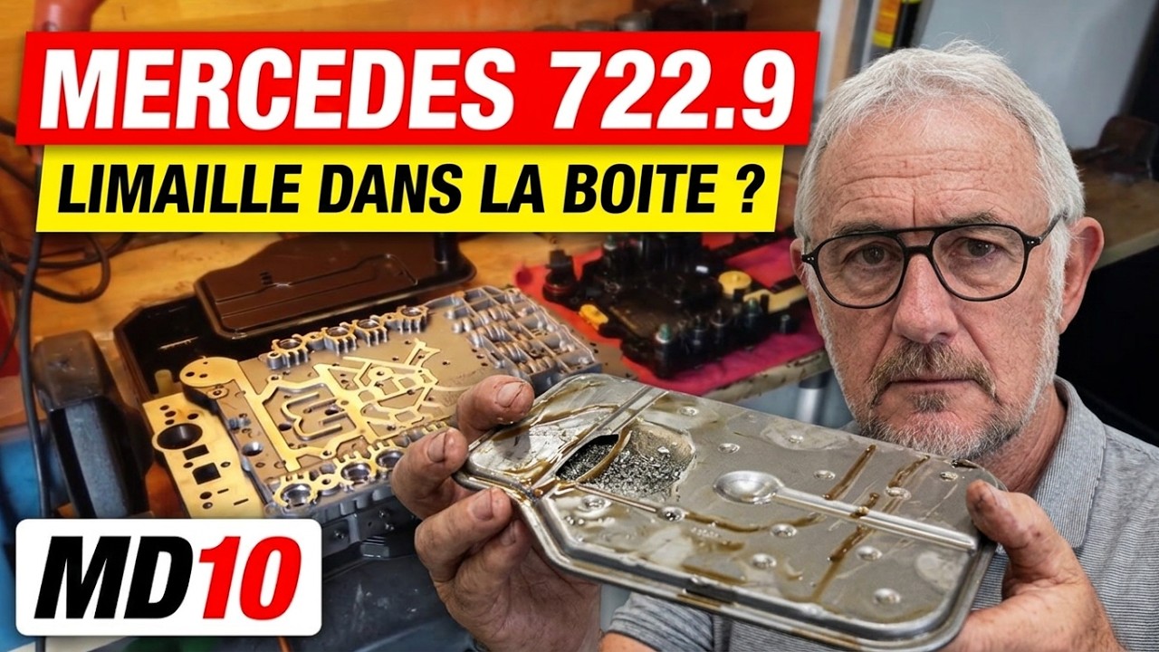 Mercedes Boite automatique 722.9, j'ouvre le filtre !