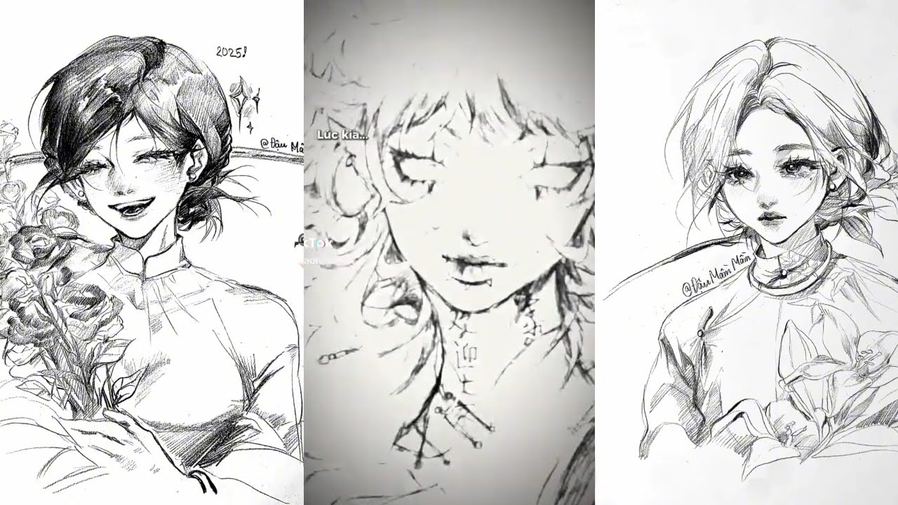 ❤️🌹 Tổng Hợp những Tranh vẽ Đẹp nhất Tik tok 🌹❤️#art #drawing #shortvideo#meve #draw #artist #anime