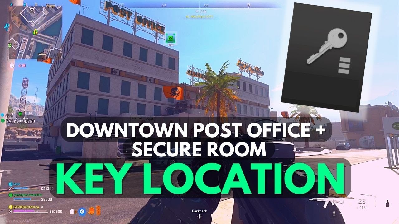 Downtown Post Office and Secure Room Key - DMZ Location Guide