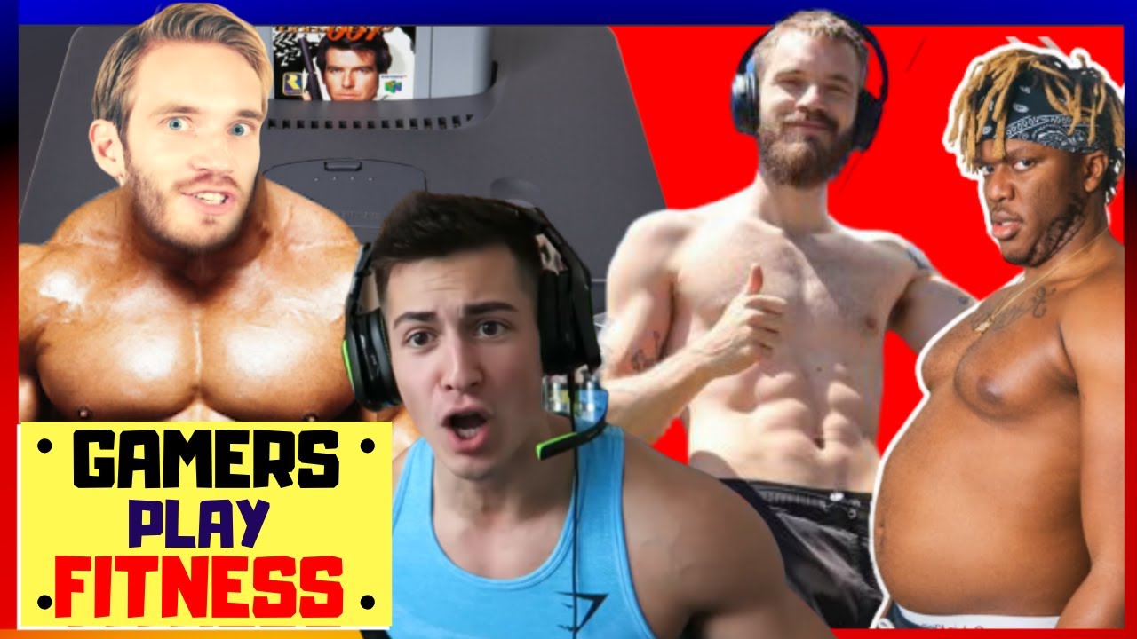 Gamers Play Fitness ft. JACKED PEWDIEPIE