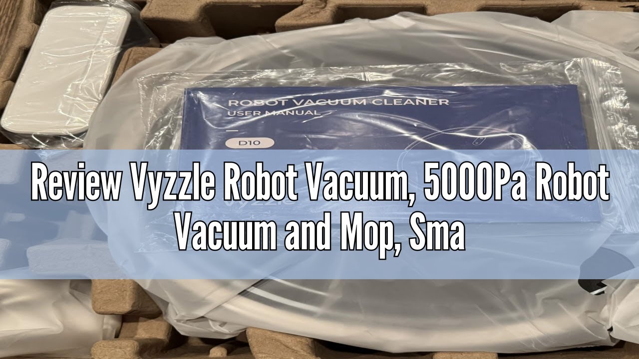 Review Vyzzle Robot Vacuum, 5000Pa Robot Vacuum and Mop, Smart Navigation, Ultra Slim Robot Vacuum C