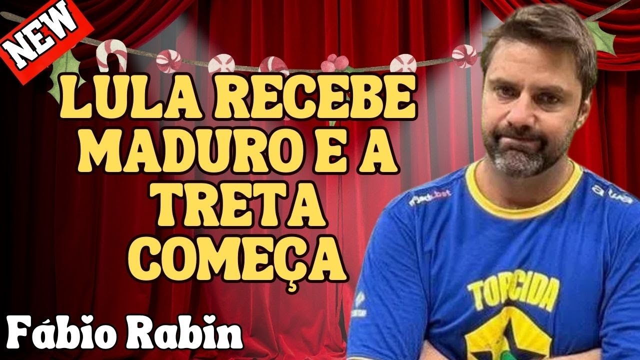 LEGALIZAÇÃO, APOIOS POLÍTICOS E LULA RECEBENDO MADURO – FÁBIO RABIN COMÉDIA STAND UP