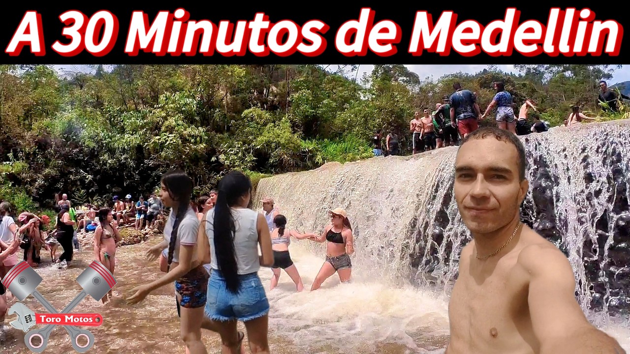 💦 A 30 Minutos de Medellín Charcos la Clara Caldas como llegar