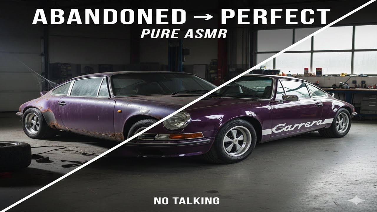 Abandoned to Factory New Porsche 911 Carrera RS 2.7 ASMR Restoration