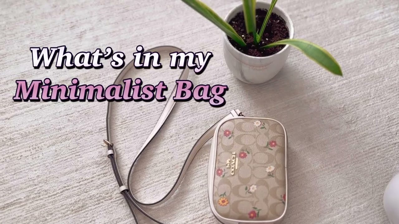 What’s in my minimalist bag?