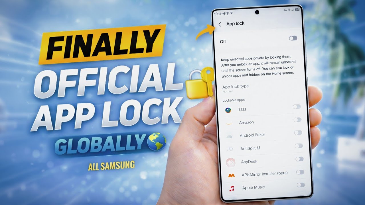 Наконец-то! Официальная блокировка приложений от Samsung доступна по всему миру 🔒