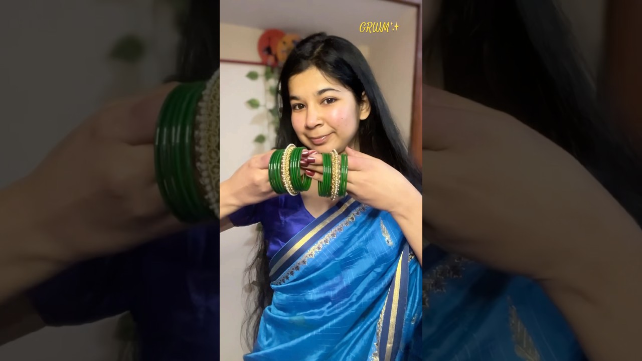 Simple Marathi GRWM 🌸 | Desi Look on Budget ✨