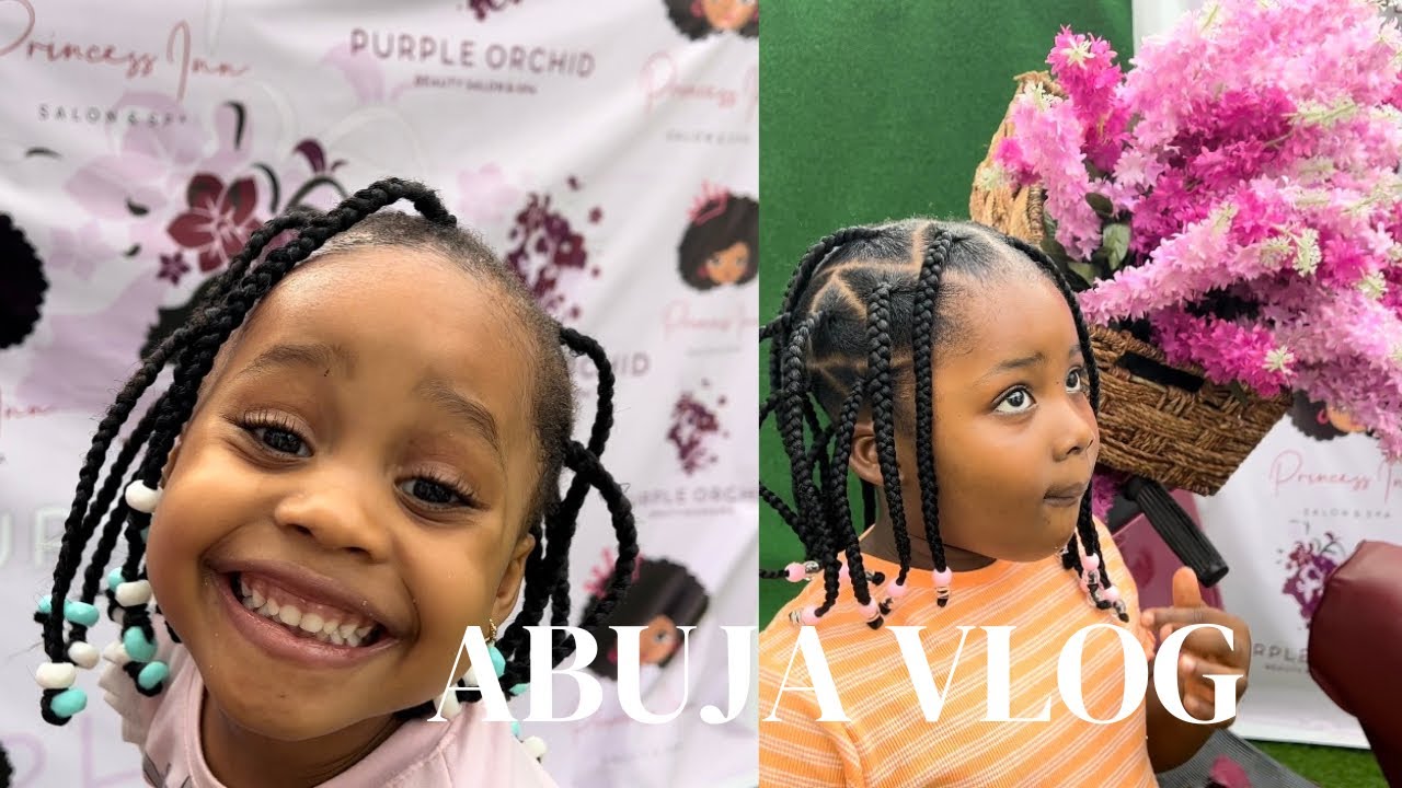 BEST KIDS SALON AND SPA IN ABUJA + THE KIDS ARE GROWING SO FAST + COOK SIMPLE BREAKFAST VLOG!!!!