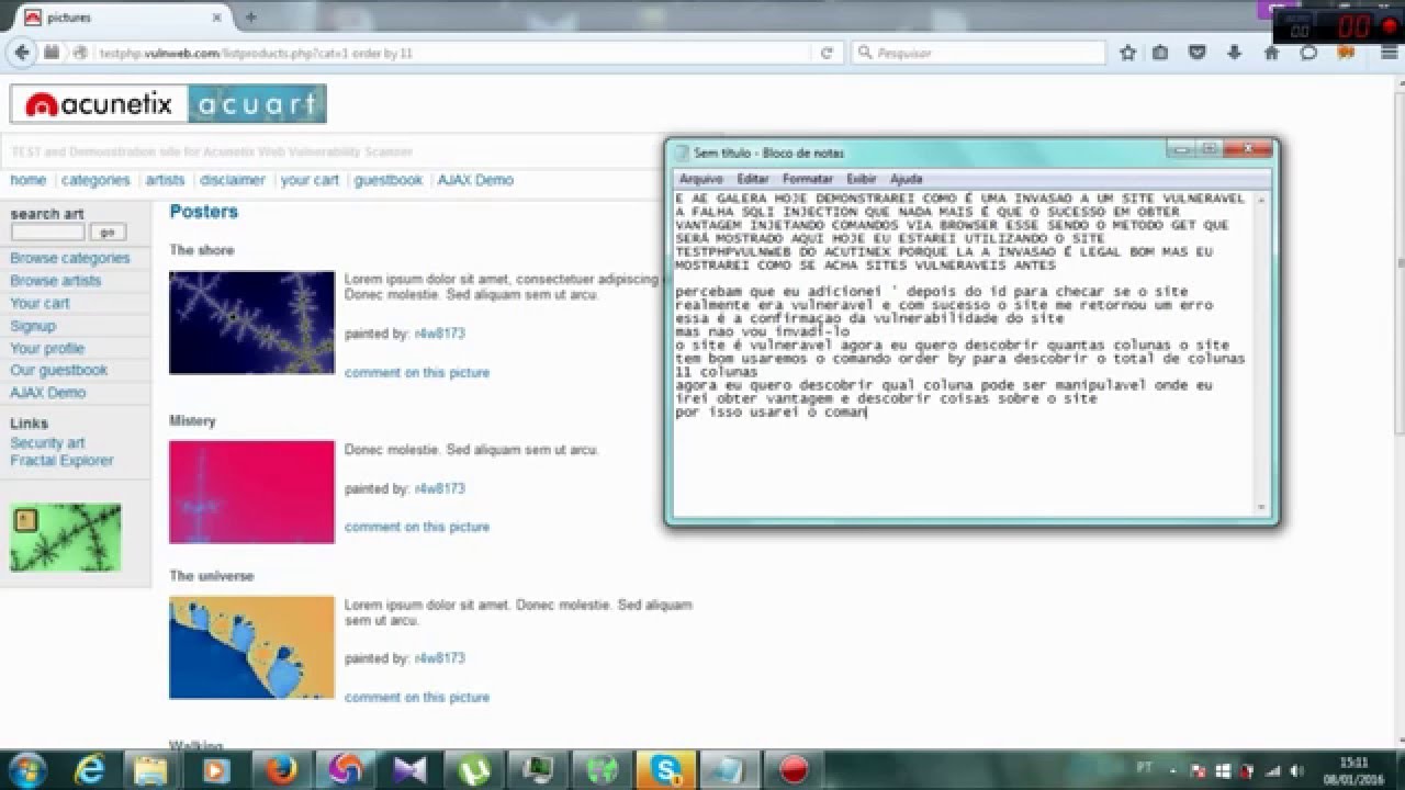 SQL INJECTION GET NO TOOLS