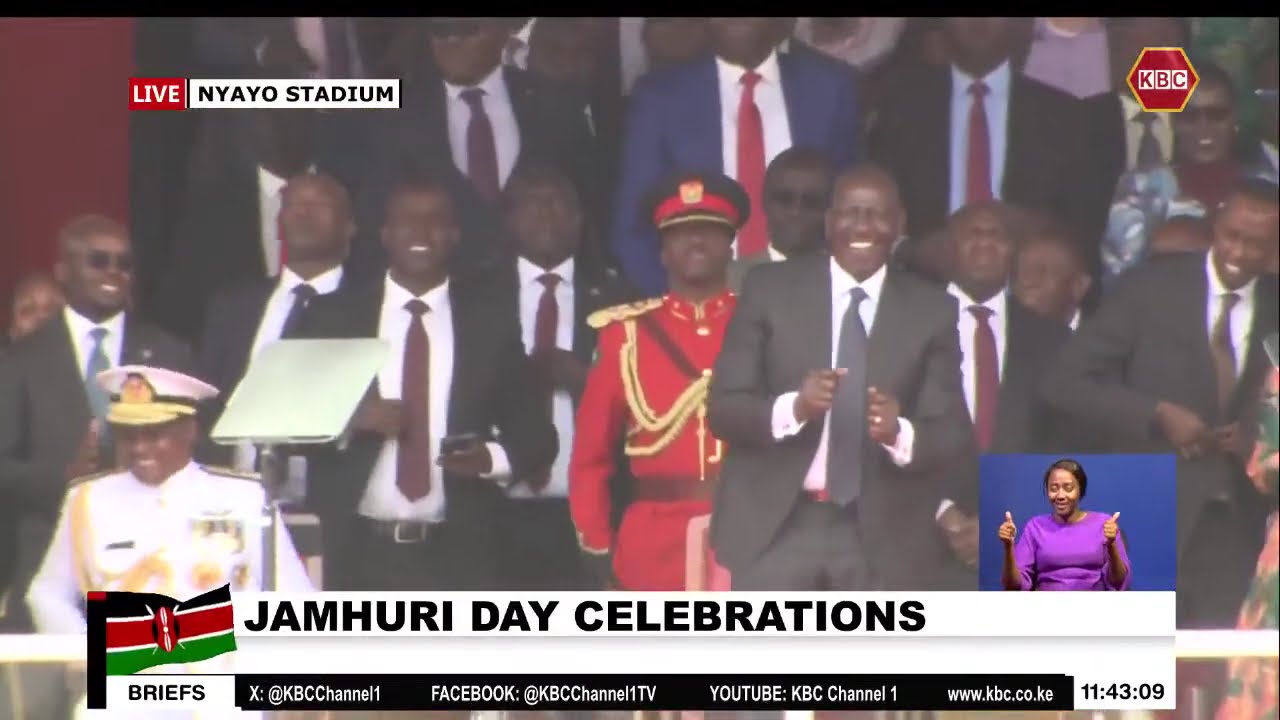 President Ruto dances to 'Donjo Maber' during Jamhuri Day celebrations