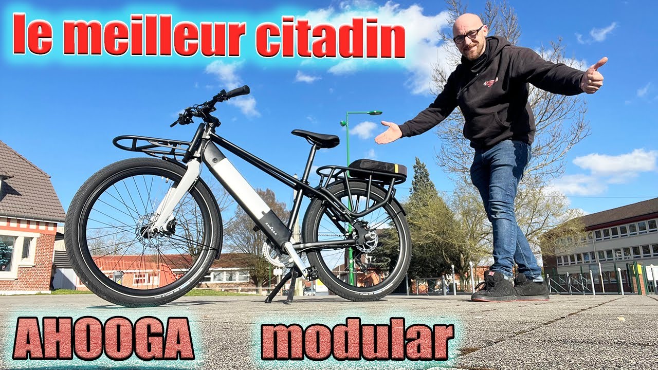 Le meilleur vélo électrique 2023 , le Ahooga Modular cache des options surprenante ! cargo street