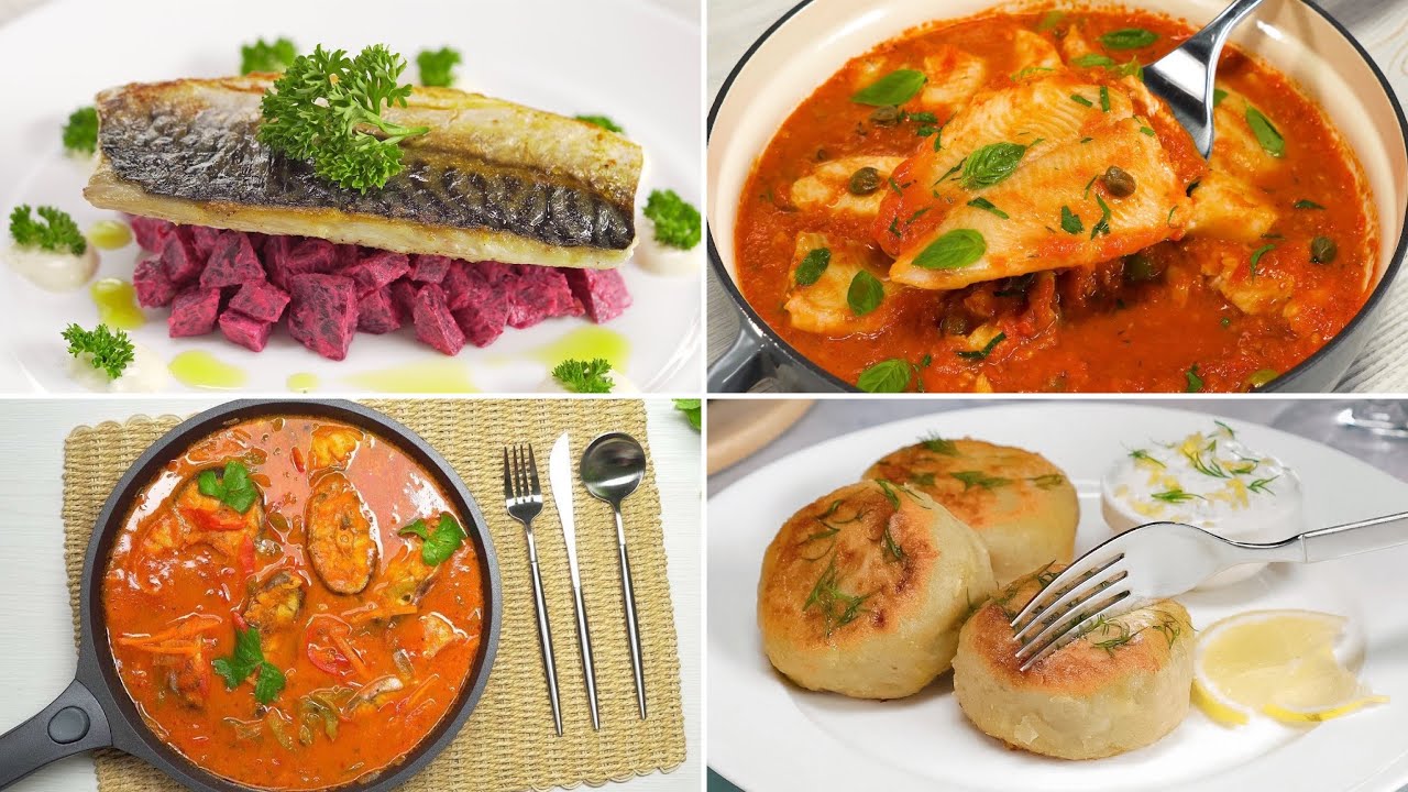 4 Delicious & Easy FISH RECIPES by Always Yummy!