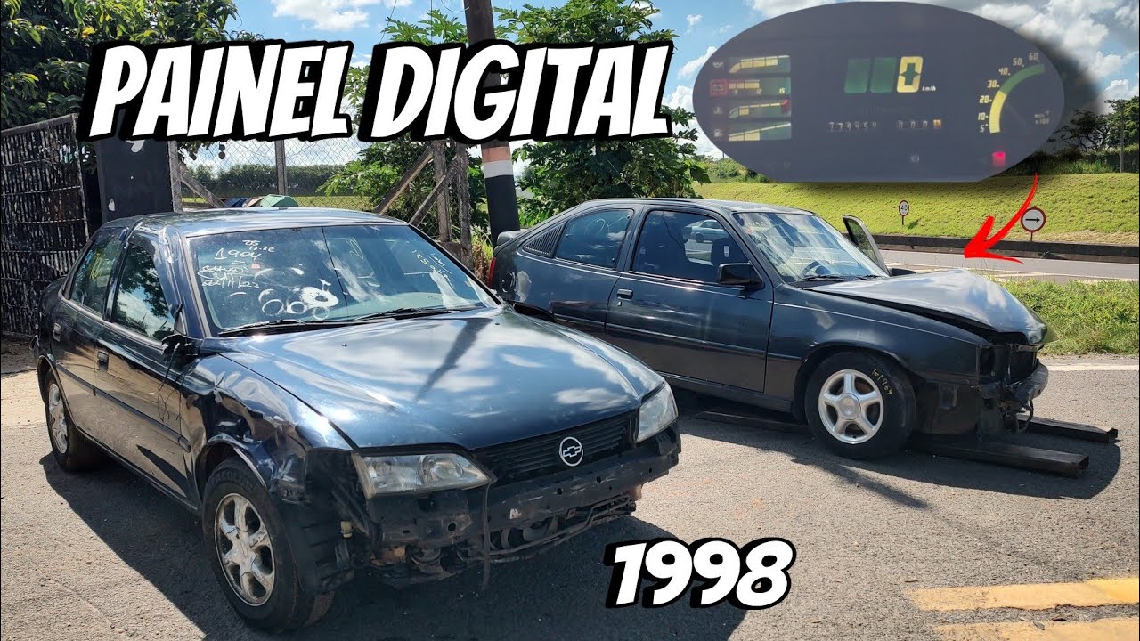 BELOS EXEMPLARES DA CHEVROLET / Kadett GLS 98 2.0 e Vectra GLS 2.0 98 Sucata de leilão.