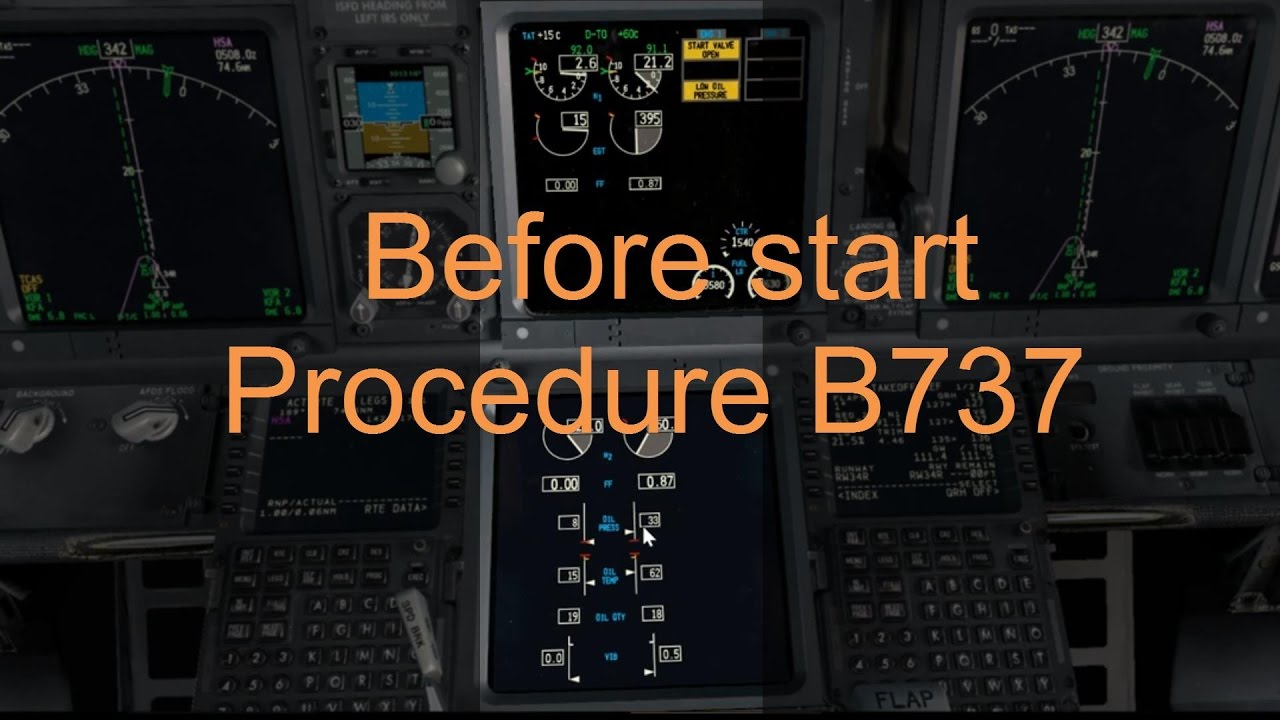 (Video#6) Before Start to Taxi Procedures