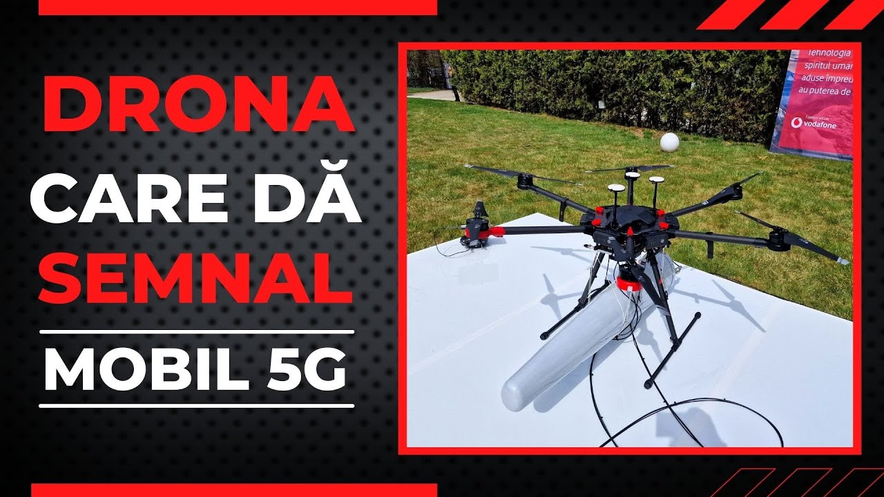 Dronă Salvamont pentru hotspot de telefonie 5G