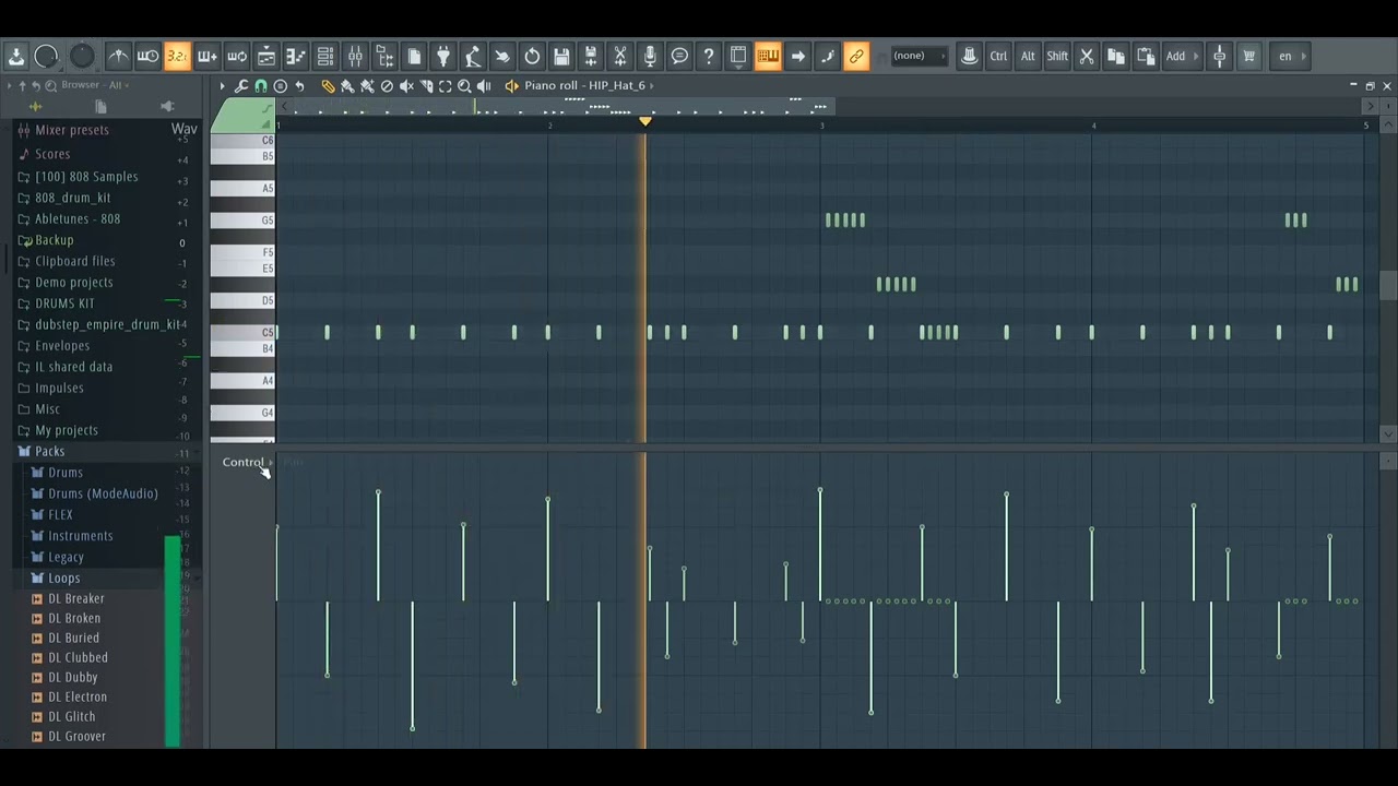 How To Make Drill Hi-Hats | Royalty Free Loops | FL Studio | BPM 140 | KEY C Minor