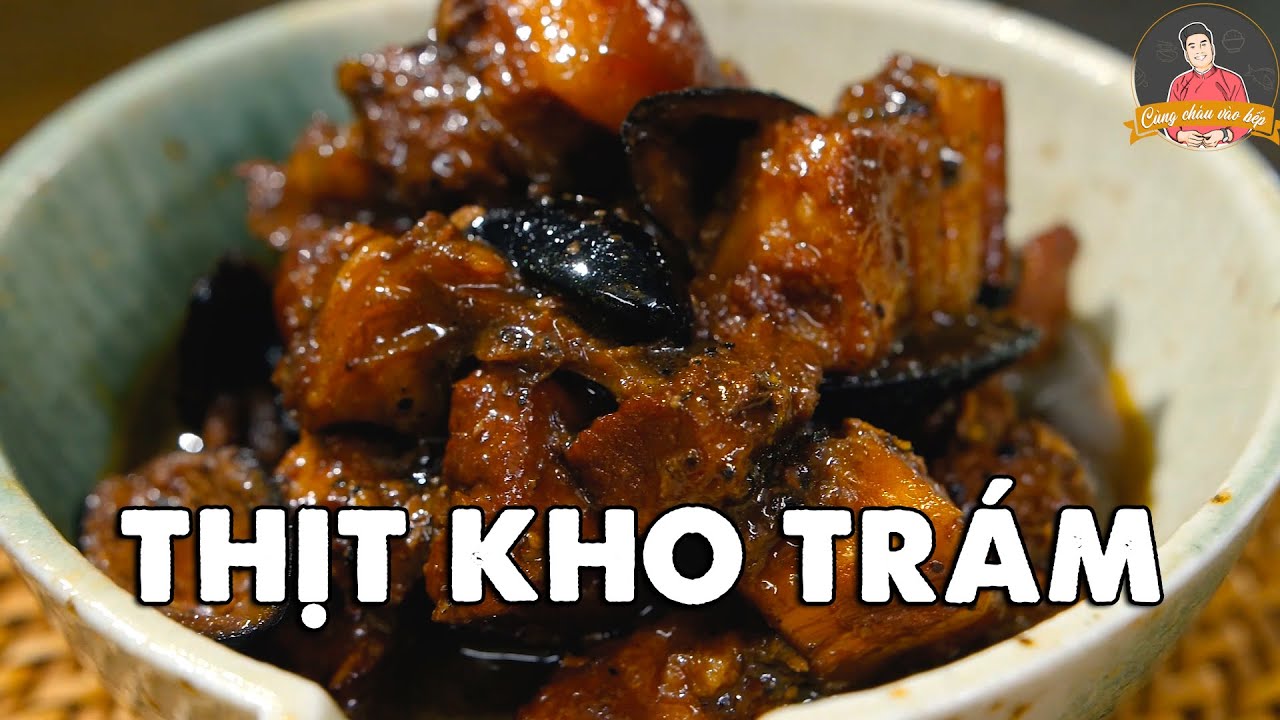 Mùa trám đến rồi! Làm món THỊT KHO TRÁM vừa bùi vừa béo đi các cụ mợ ơi | Cùng Cháu Vào Bếp