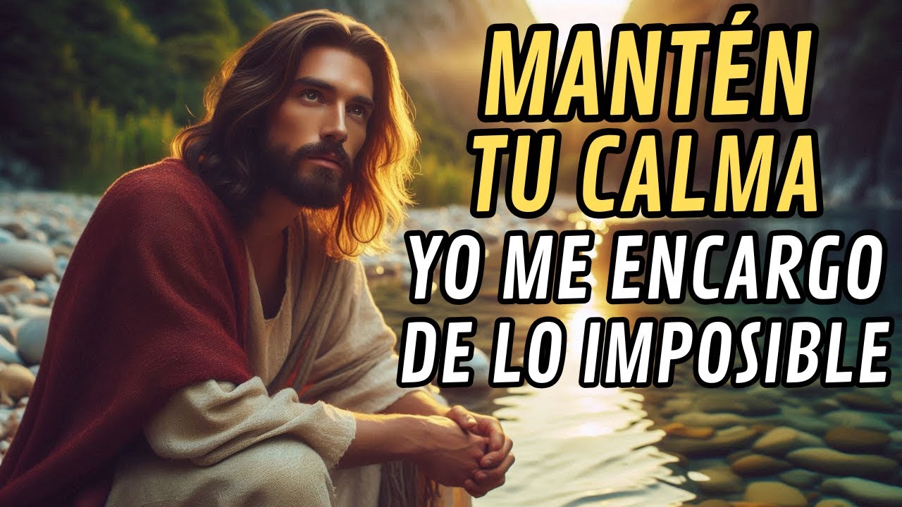 Dios te dice hoy, Mantén tu calma, yo me encargo de las cosas imposibles | Dios Es Bueno