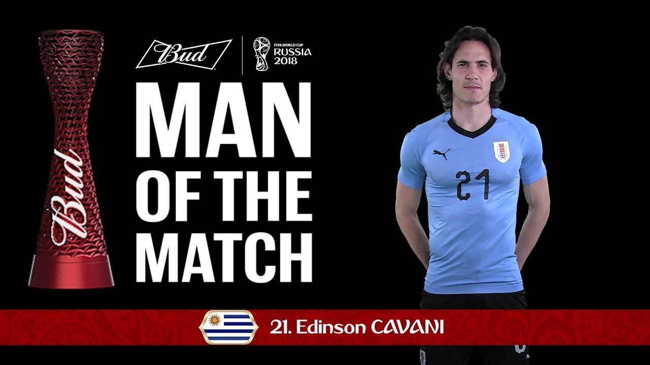 Edinson CAVANI (Uruguay) - Man of the Match - MATCH 49