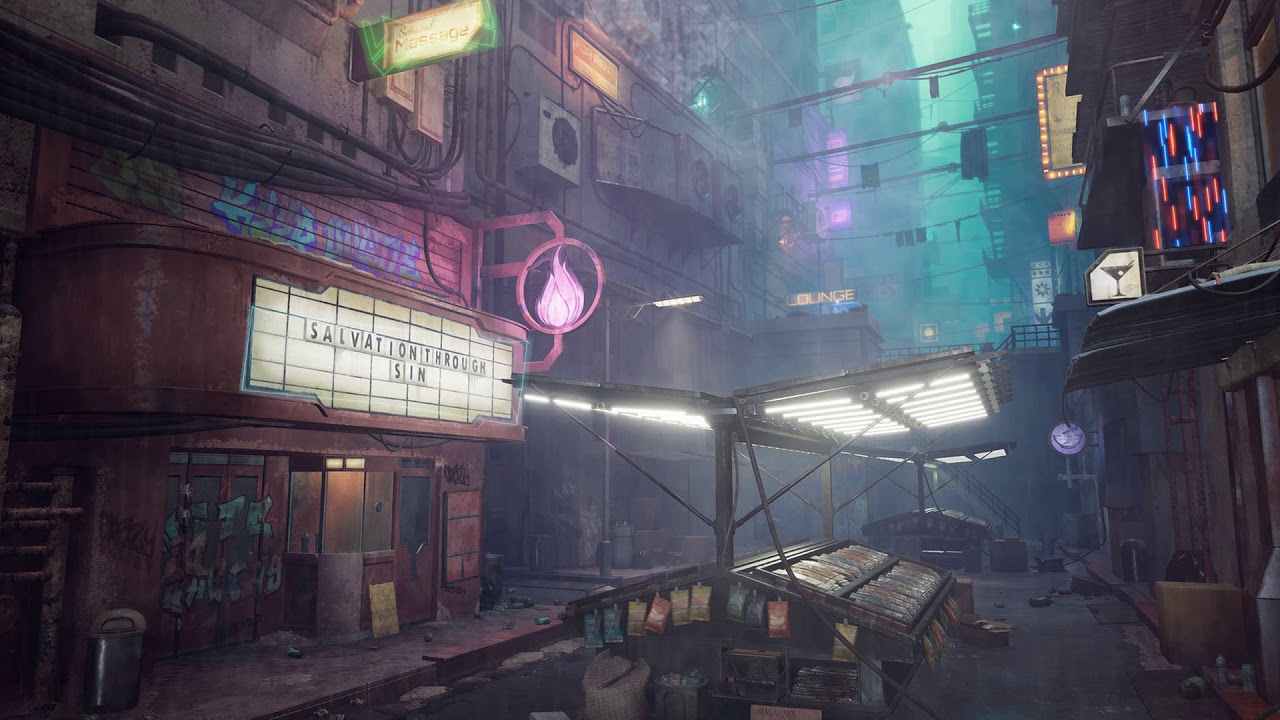 Cyberpunk 2077 Theme Live Wallpaper with Futuristic City Sound ASMR