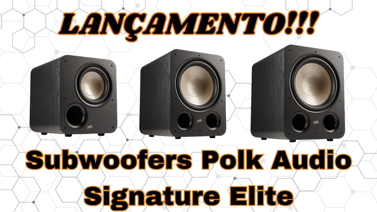 Nova linha de subwoofers Polk Audio Signature Elite!!!