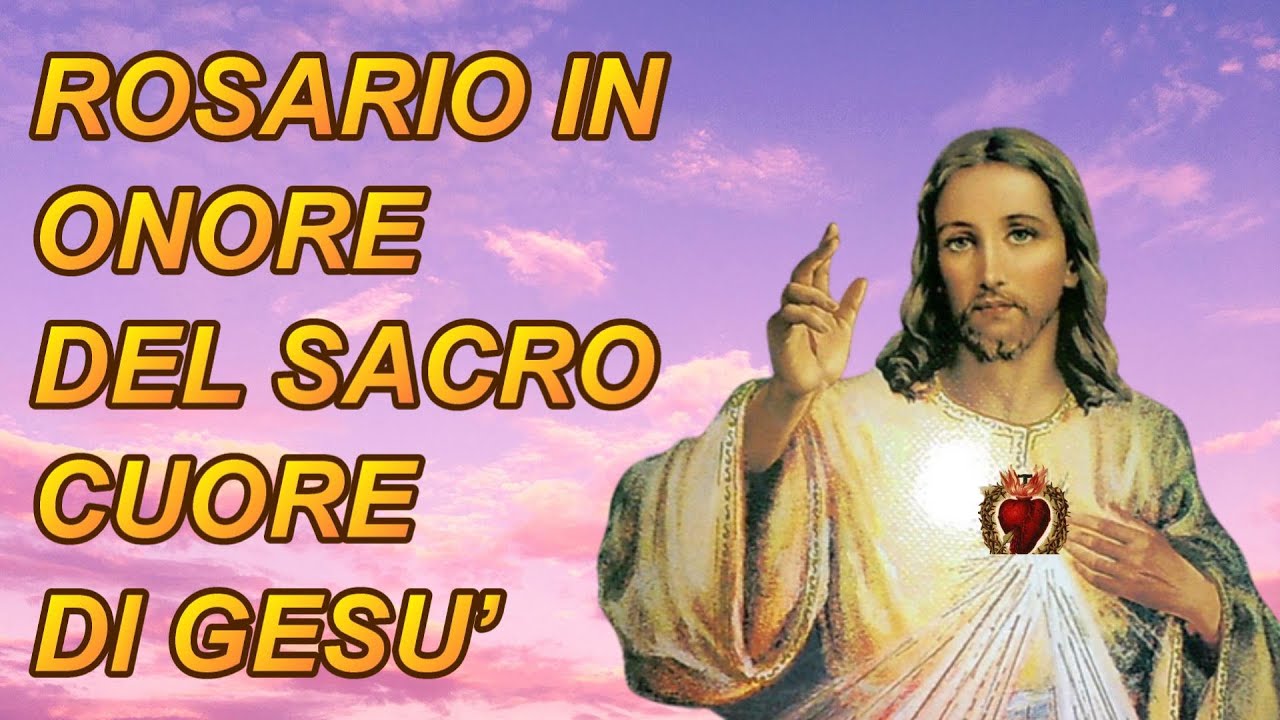 Santo Rosario al Sacro cuore di Gesù🙏🙏🙏💖