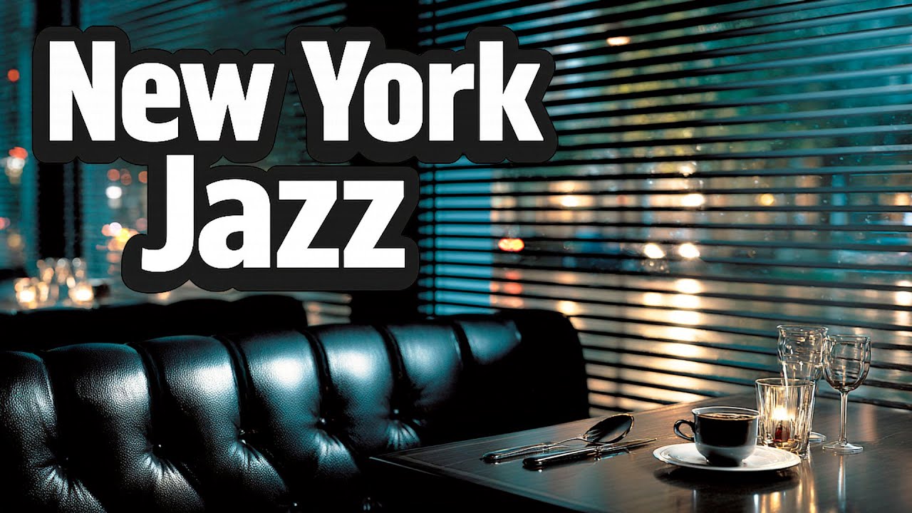 New York Cafe Lounge Jazz for After Hours 🌙☕ Instrumental • Espresso Streetlights