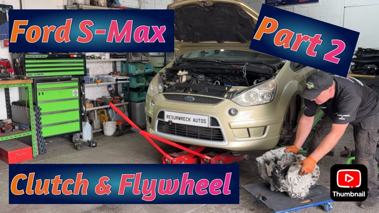HELPING ANOTHER SUBSCRIBER WITH THERE FORD S-MAX NEW CLUTCH AND FLYWHEEL PART 2