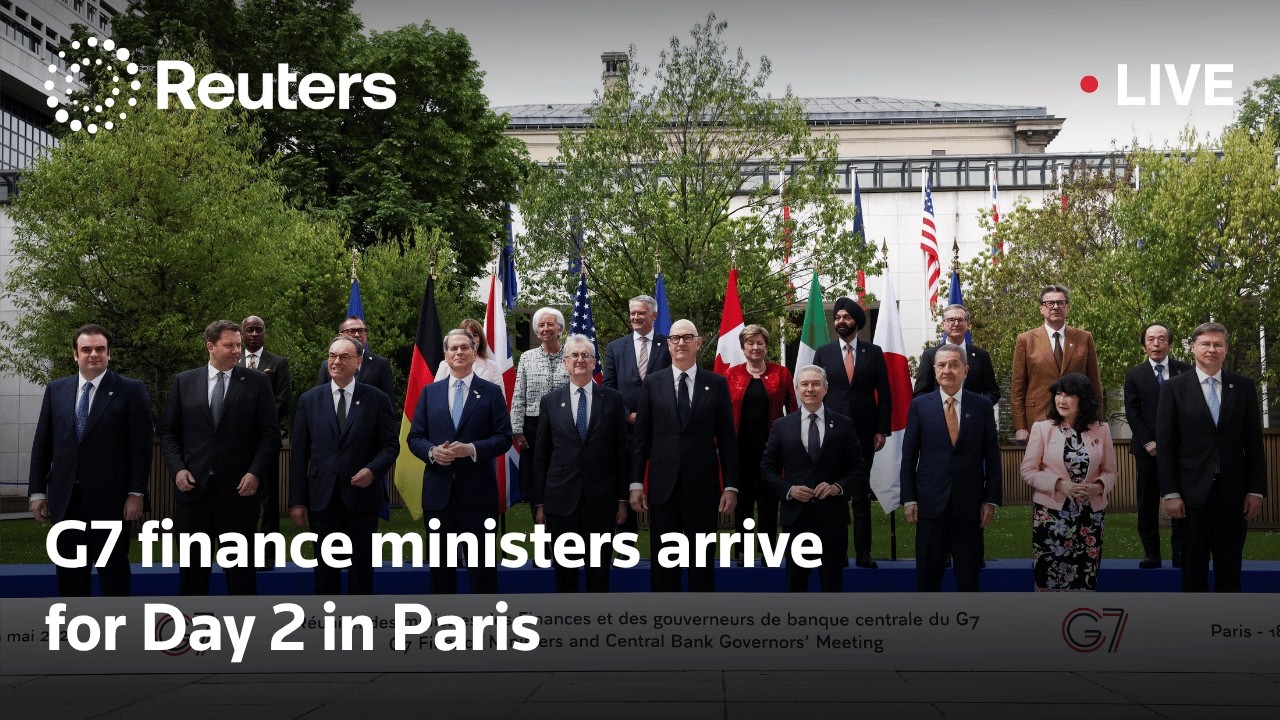 ПРЯМАЯ ТРАНСЛЯЦИЯ: Министры финансов стран G7 прибывают в Париж на второй день встречи