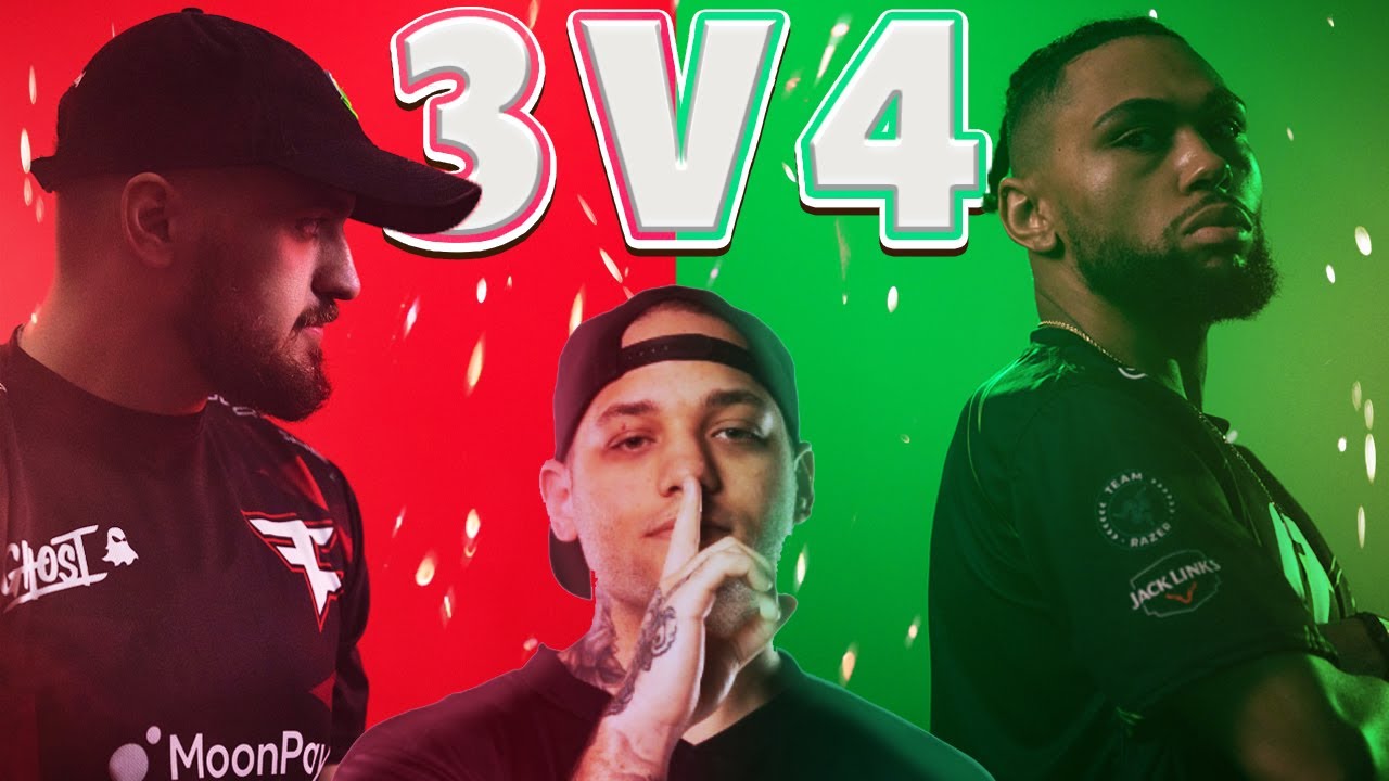 HOW DID WE WIN THIS 3v4!? OpTic aPG, King Jay and FaZe SnakeBite
