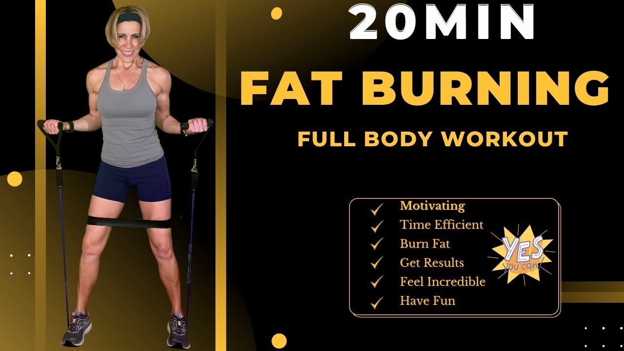 20 Minute Resistance Band Workout: Burn Fat & Get Fit