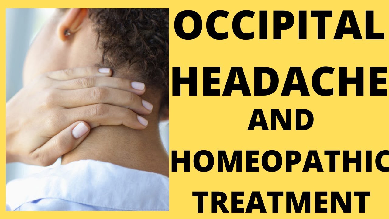 occipital headache ||occipital neuralgia || occipital headache homeopathic medicine !