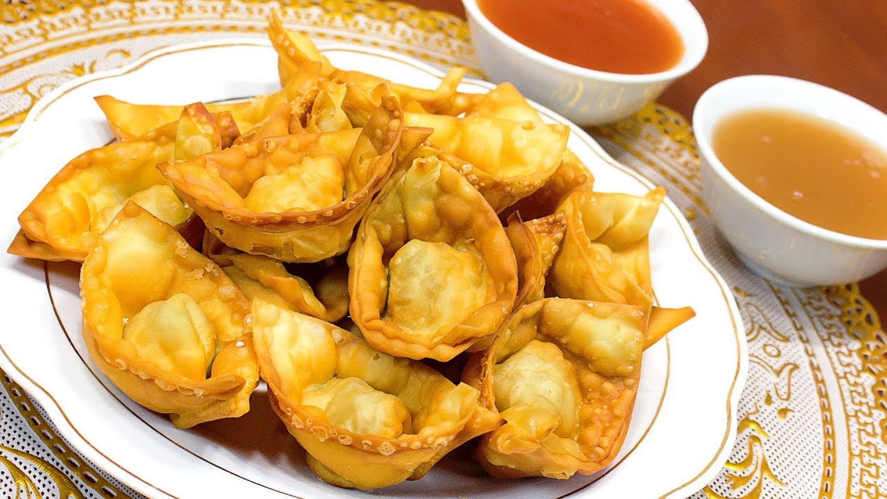 WANTAN FRITO CON SALSA DE TAMARINDO | Sazón y Corazón