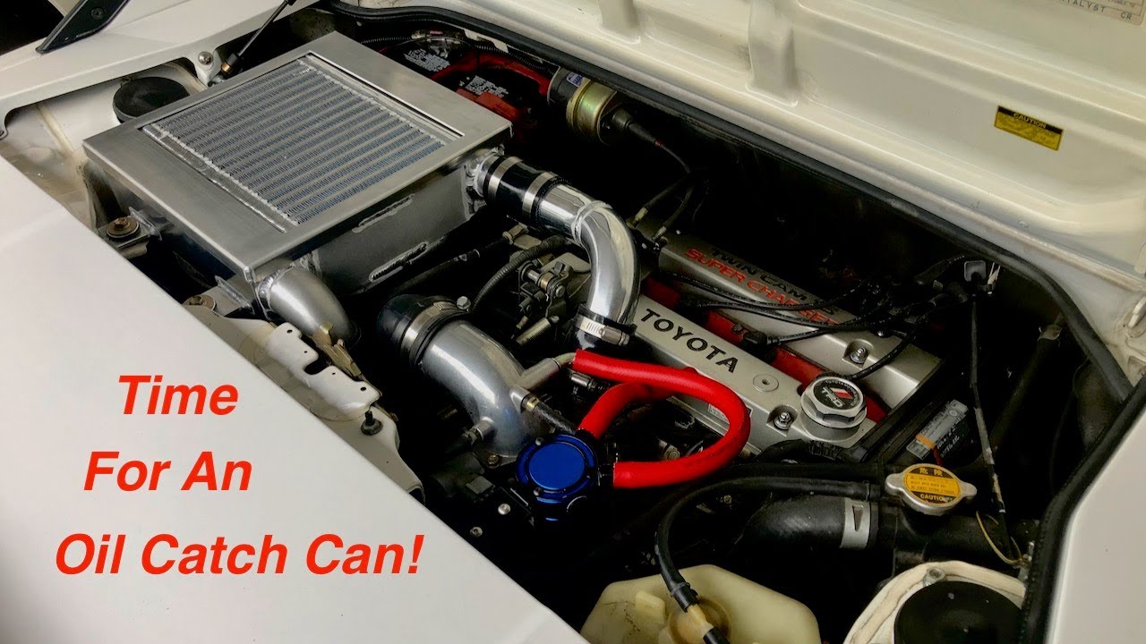 OIL CATCH CAN INSTALLATION - 1989 Toyota Supercharged MR2