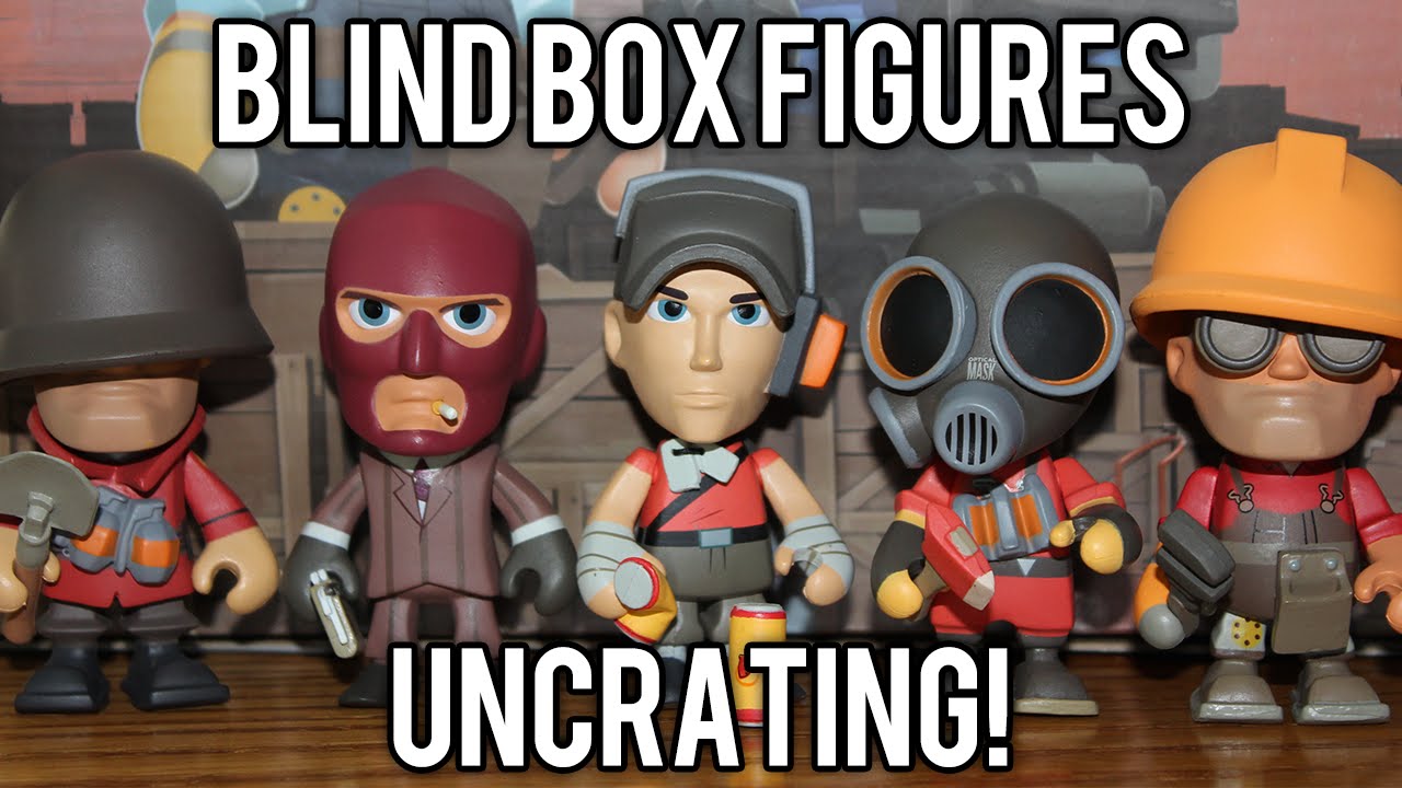 TF2 Unboxing 12 Portable Merc Blind Box Vinyls (Rare Golden Engineer & Cloaked Spy!) @demizegg