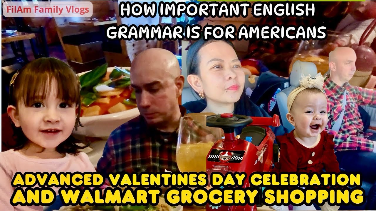 CAN YOU MARRY AN AMERICAN WITHOUT PROPER ENGLISH? VALENTINE’S DAY DATE | Filipino American Couple
