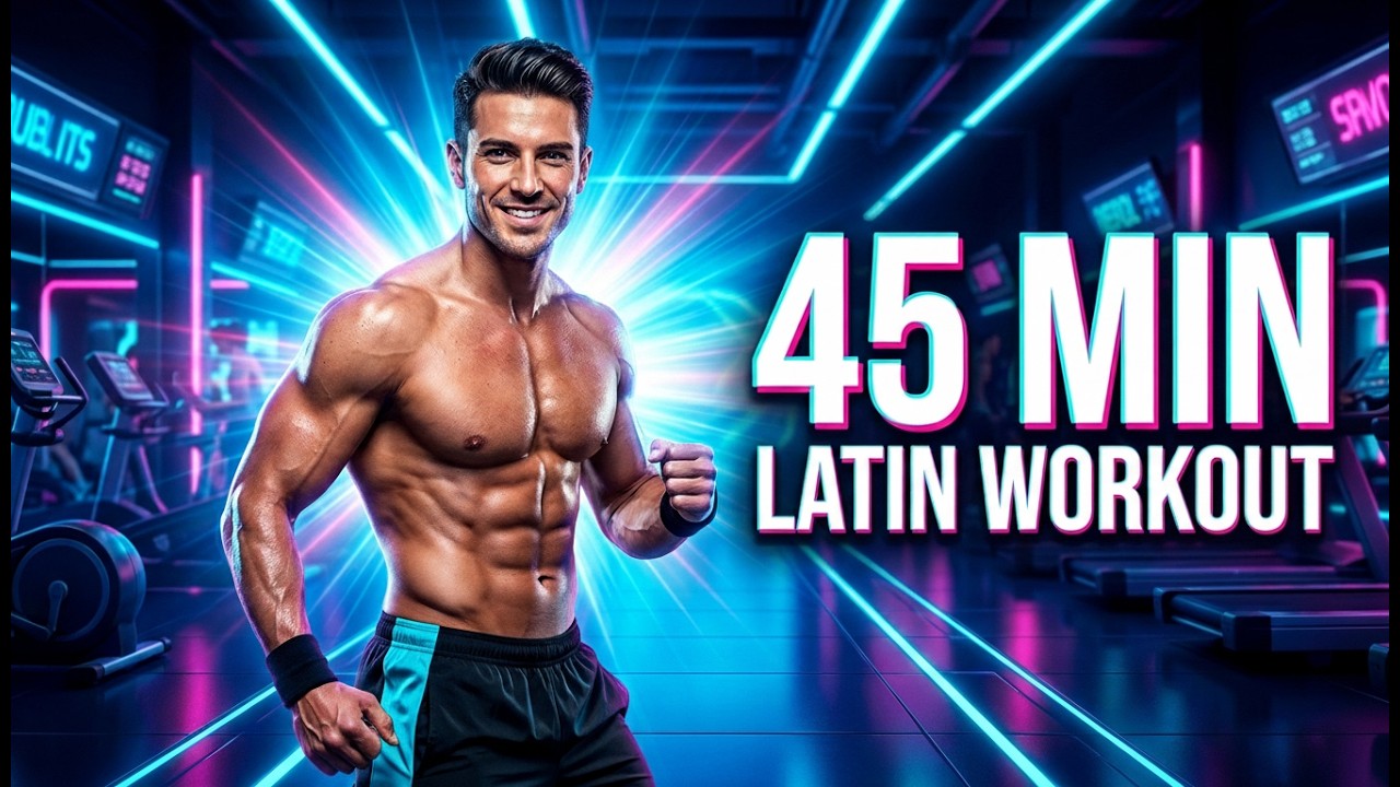 LATIN CARDIO WORKOUT 🔥 45 Min Música para Entrenar