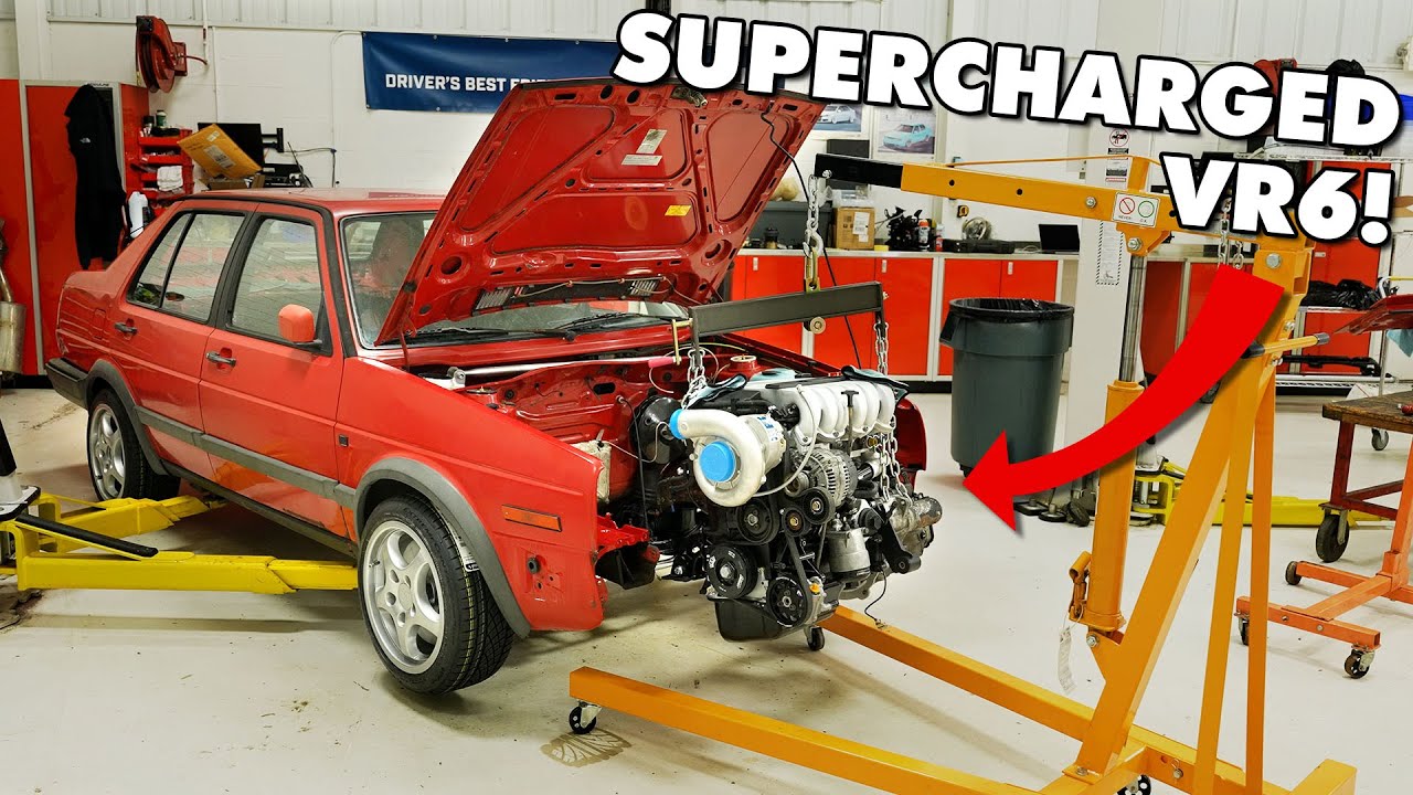 SUPERCHARGED VR6 Swapping a MK2 Jetta GLI! | ECS Build
