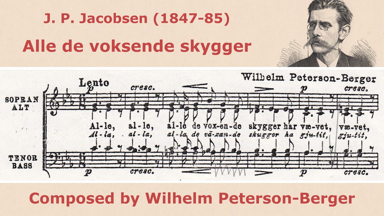 Wilhelm Peterson-Berger - Stemning (Alle de voksende skygger) - for SATB choir