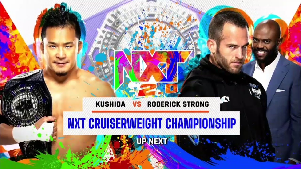 Kushida Vs Roderick Strong Campeonato Crucero - WWE NXT 21/09/2021 (En Español)