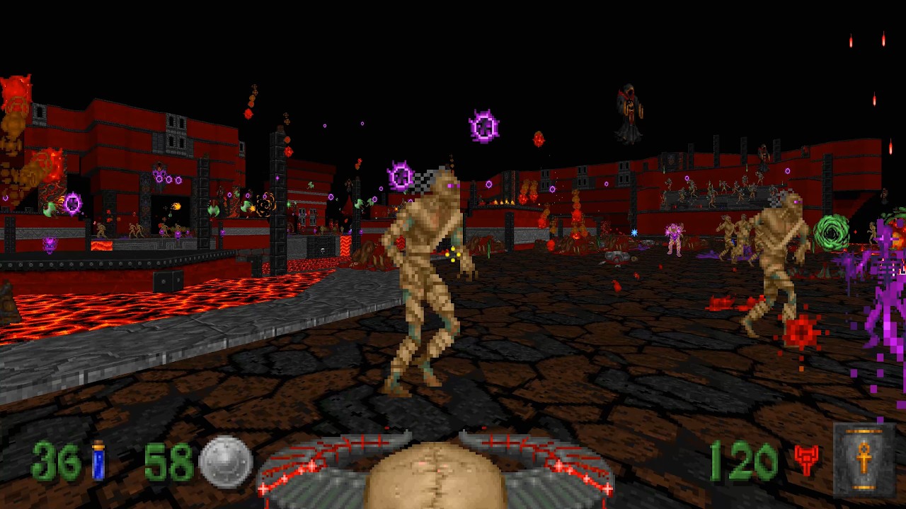 HERETIC: Faith Renewed maps 7 to 9 blind playthrough - new official expansion - 4K