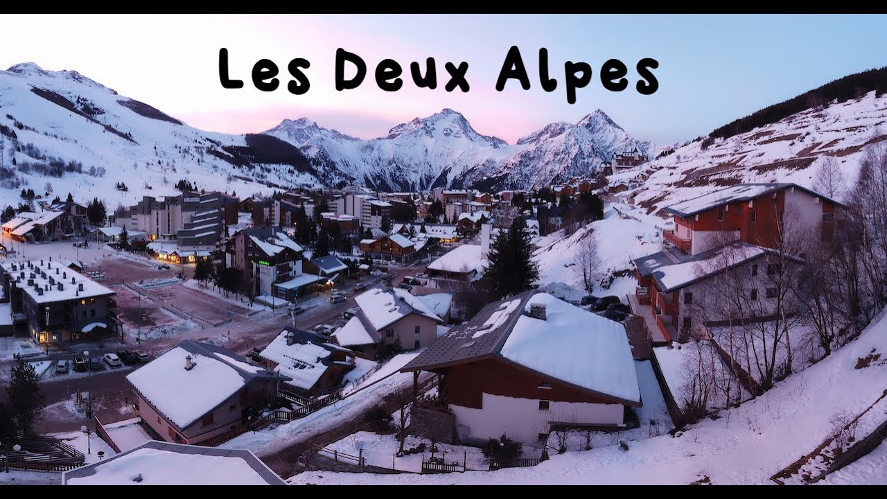 French Alps Ski Resort - Les Deux Alpes - Jan 2020