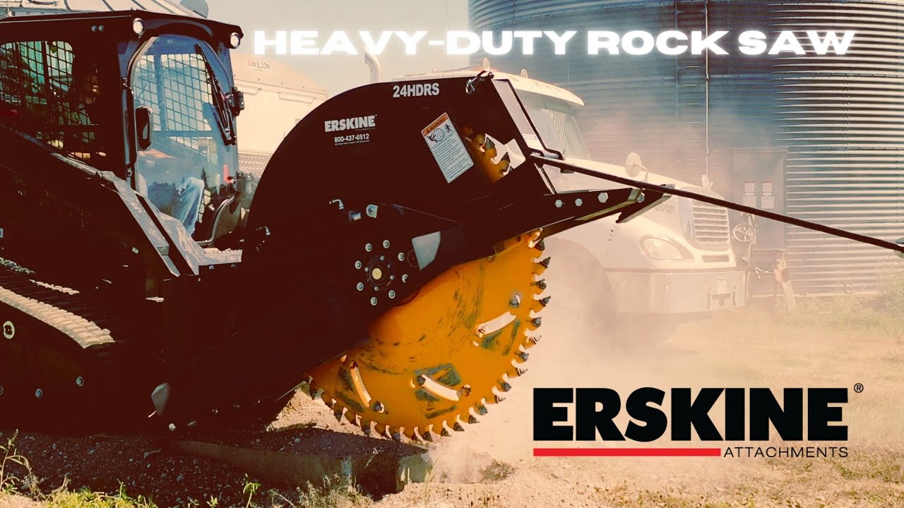 Heavy-Duty Rock Saw Model 24HDRS quick overview